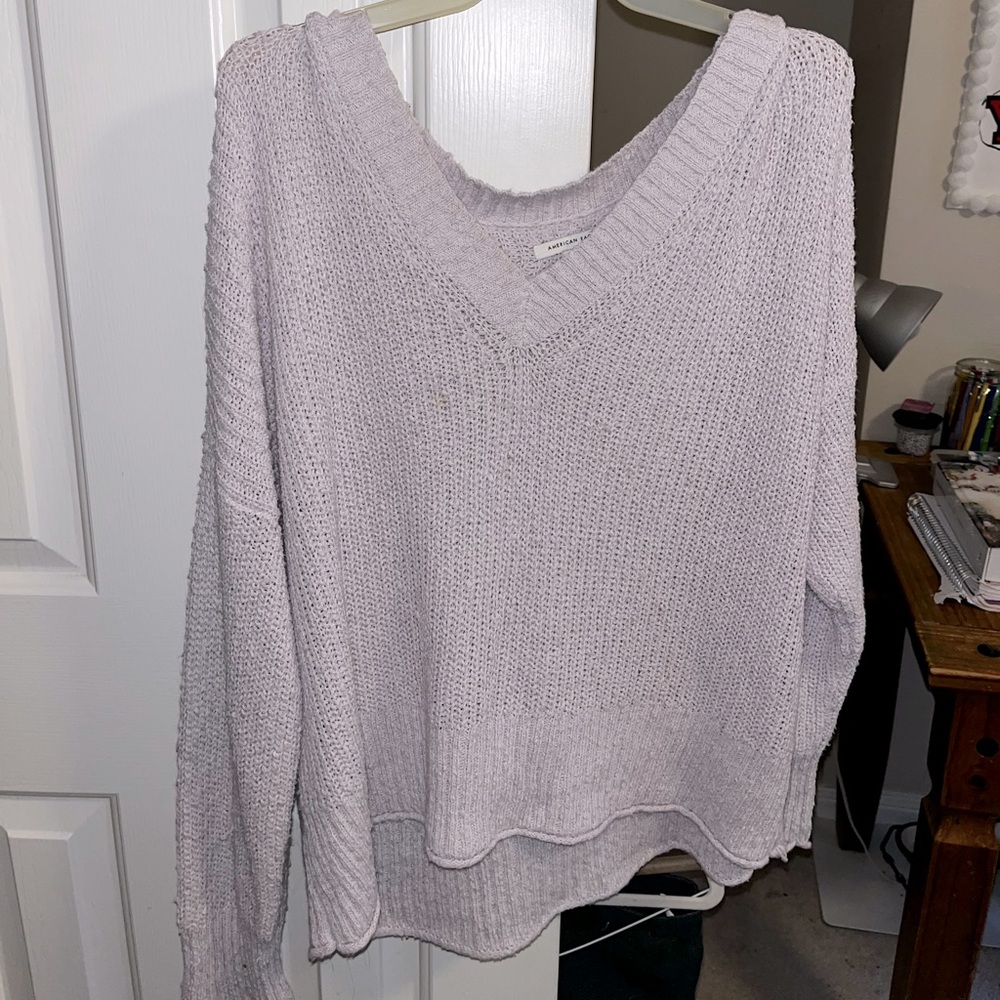 light off the shoulder sweater